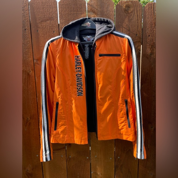 Harley Davidson Silver Springs 3-in-1 Woman’s Jacket w/ Removable Sweatshirt - Picture 2 of 6